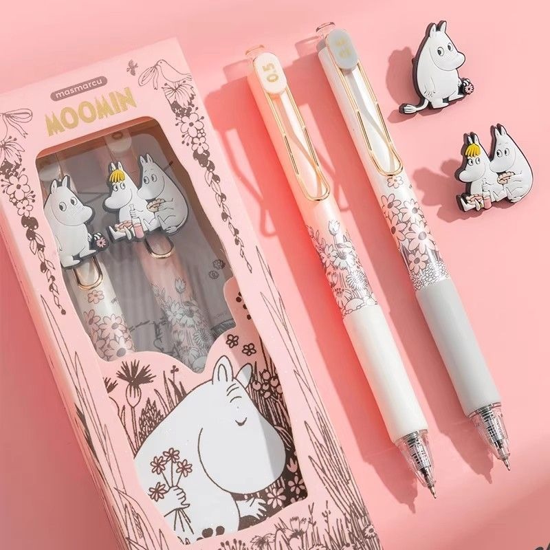 Correction Pen Fine - Canetas Gel Retráteis Moomin Fofas 0.5mm