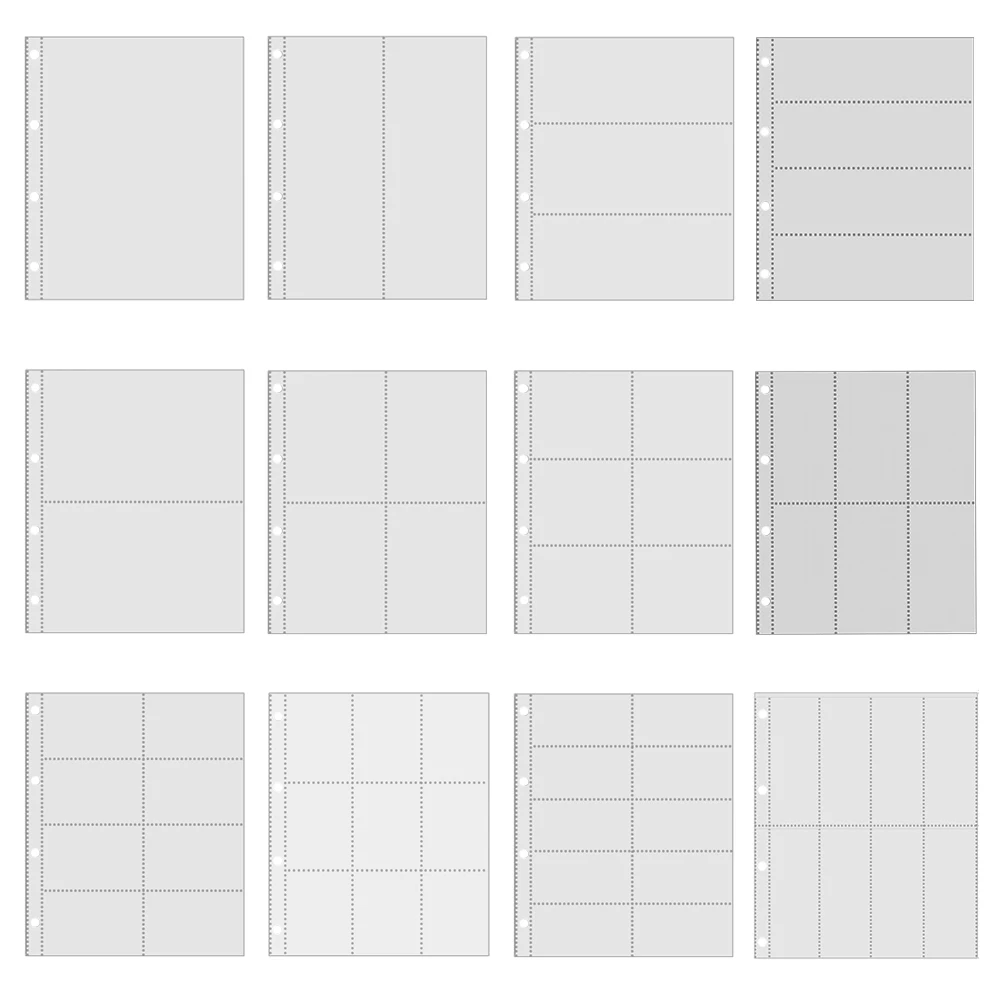 Binder A4 Lever - PLRBOK A4 Transparente 10 Pcs Álbum