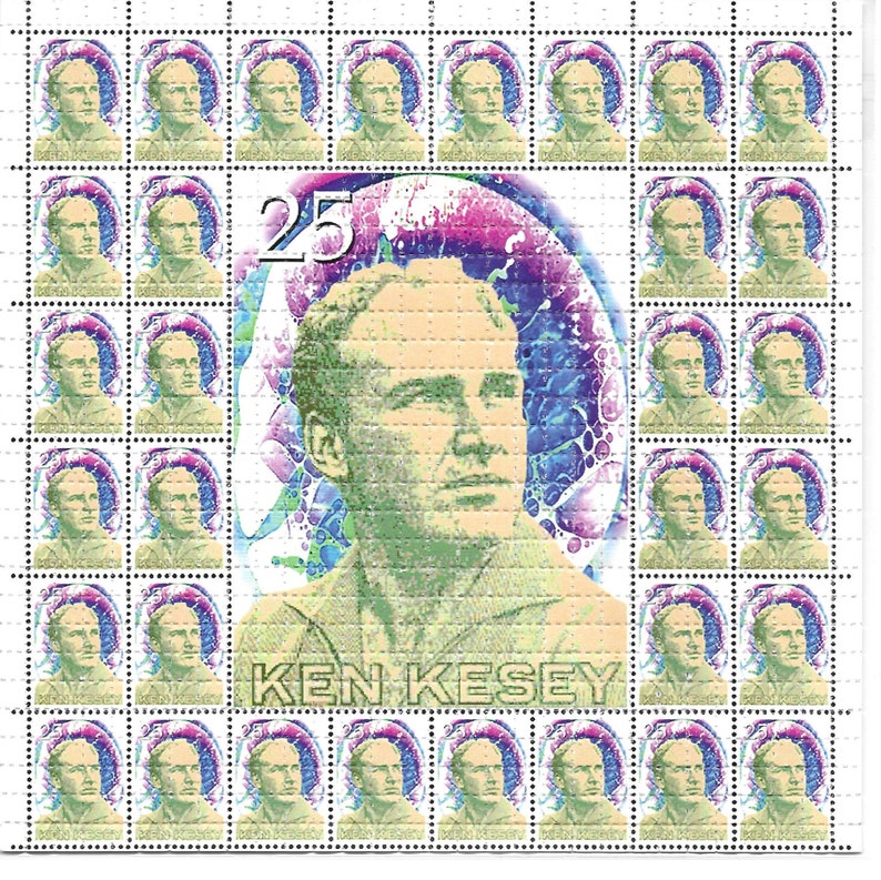 Ink Blotter Paper - Kesey selos psicodélicos lsd ácido livre