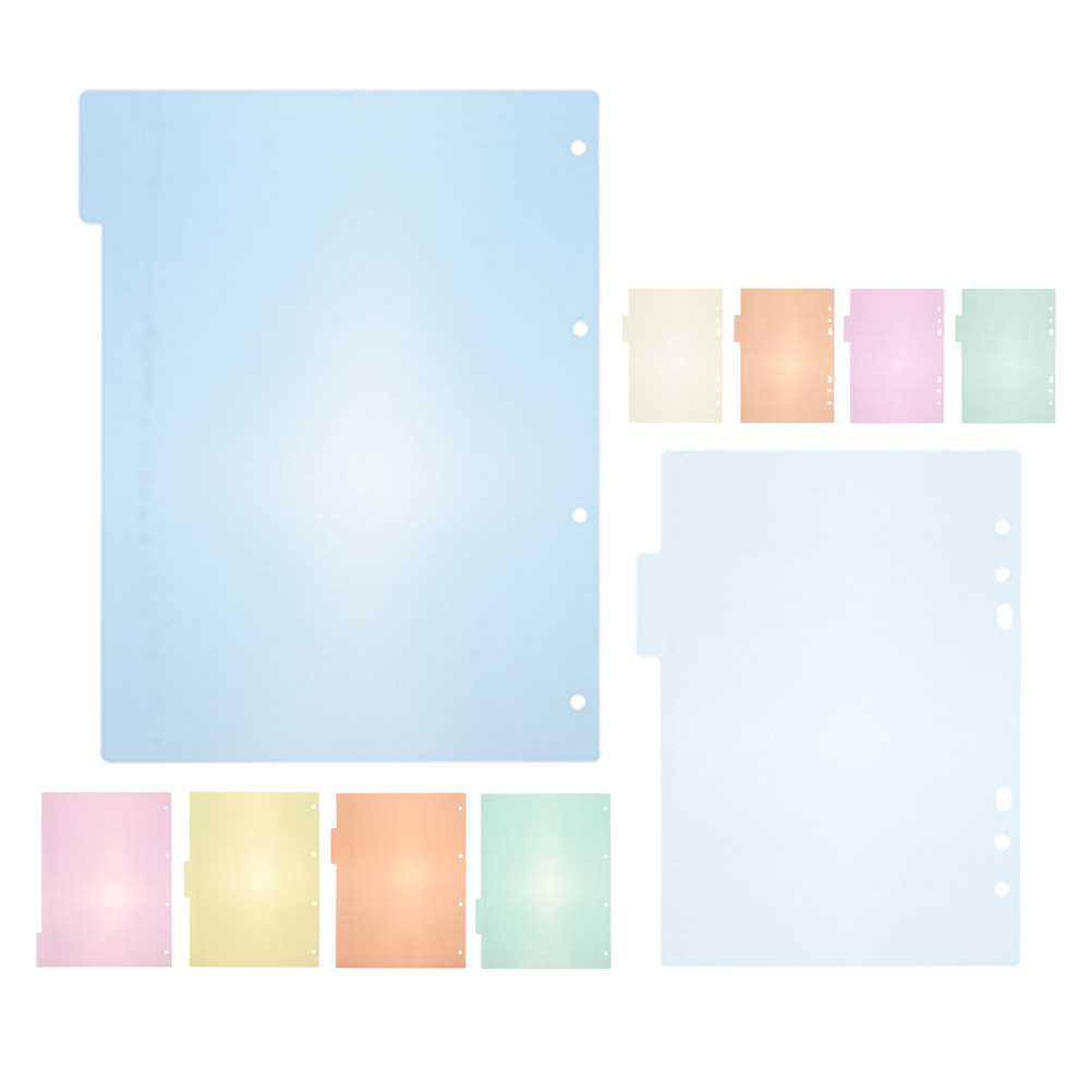 Tab Divider A4 - 1 Conjunto de Divisórias Pastel para