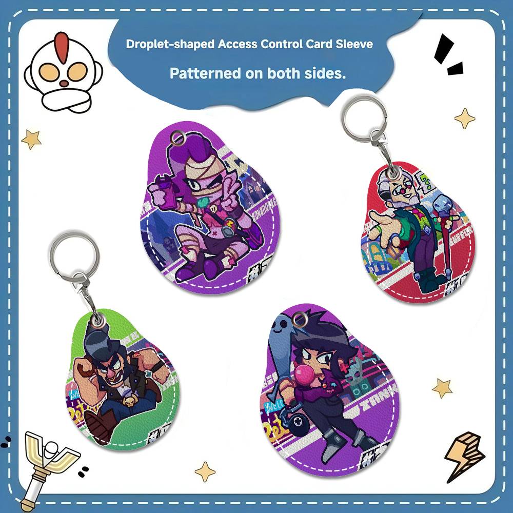 Card Index Box - Game Brawl S-stars Porta-cartões de PU,
