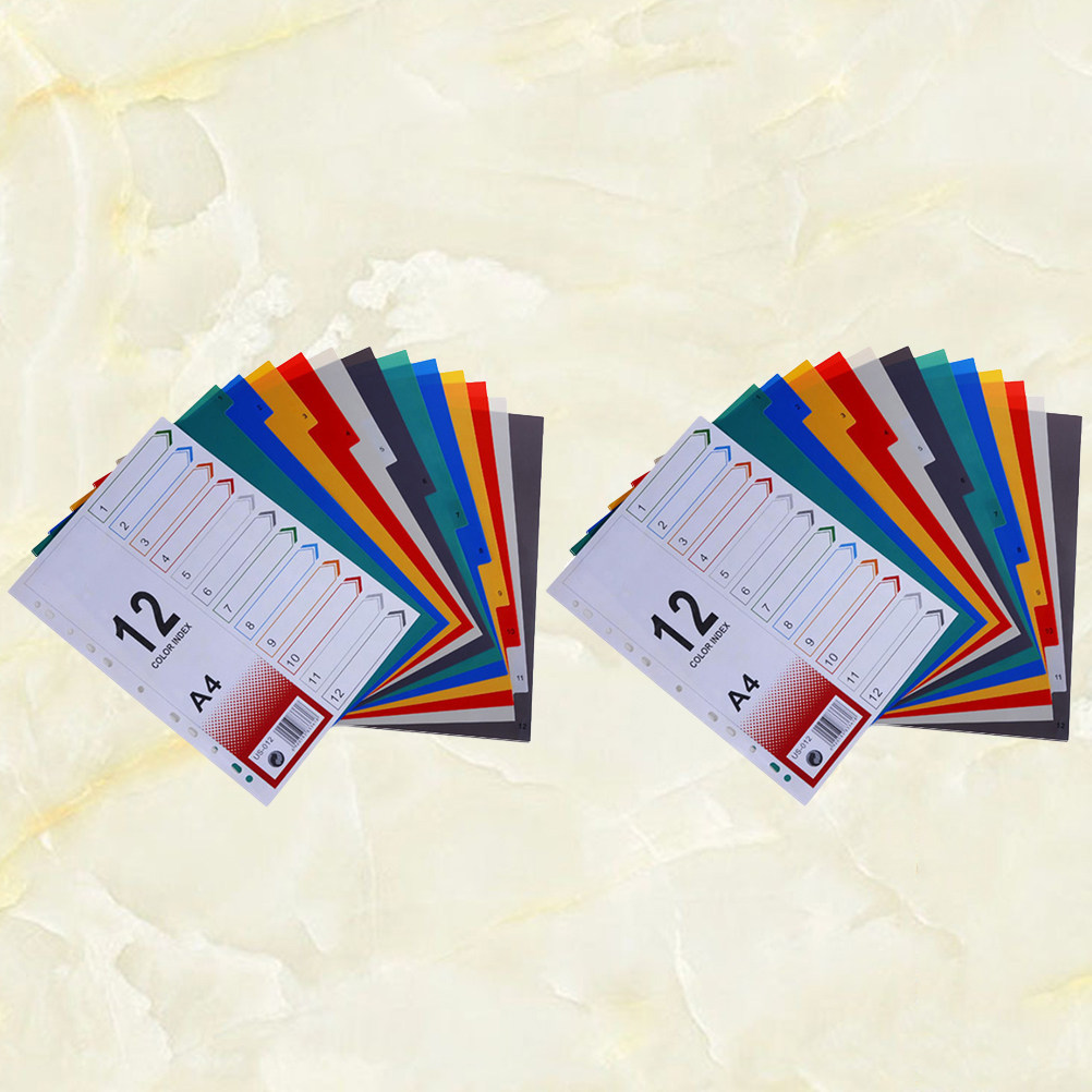 Tab Divider A4 - 2 Peças Divisórias de Índice A4