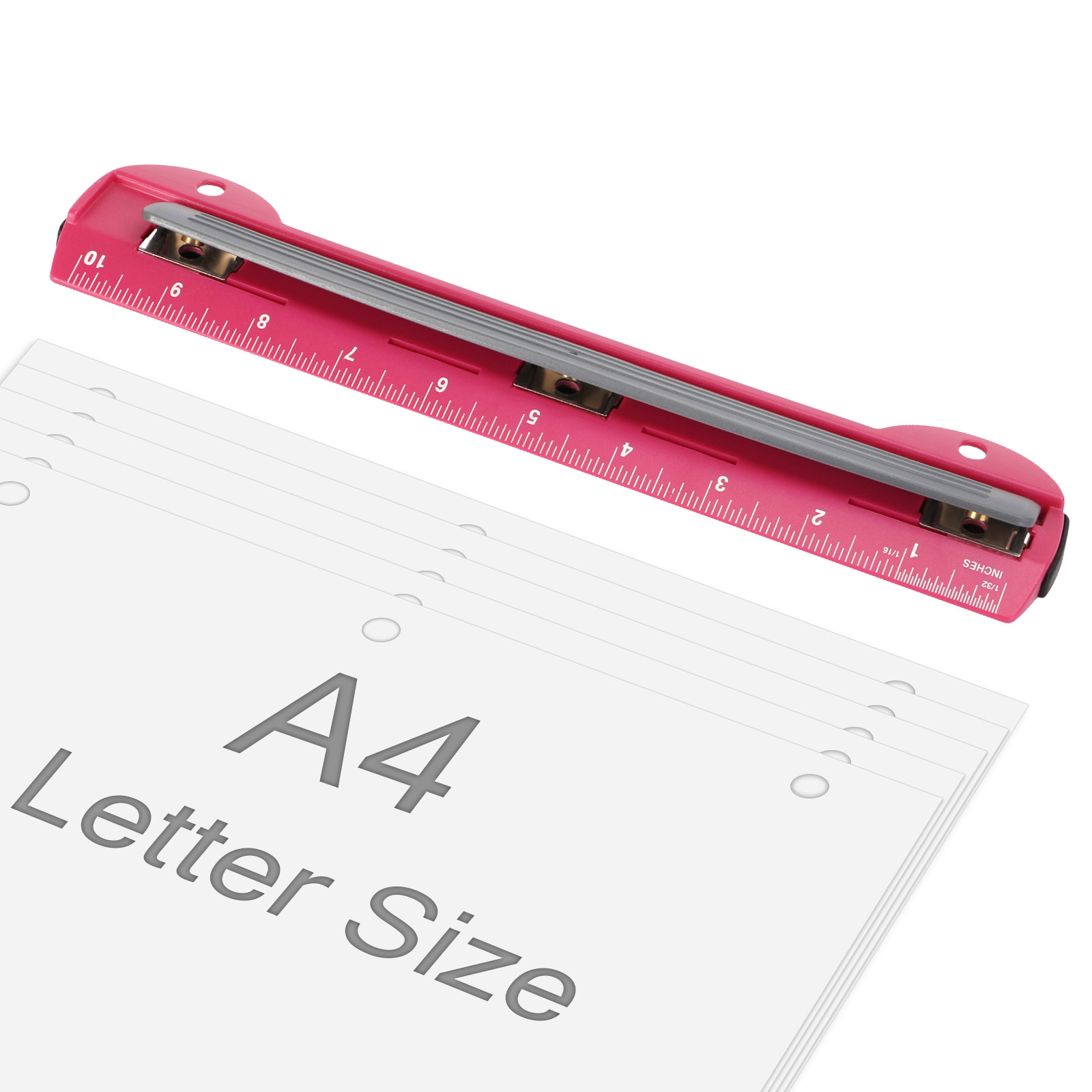 Binder A4 Lever - Perfurador de papel portátil EAGLE com