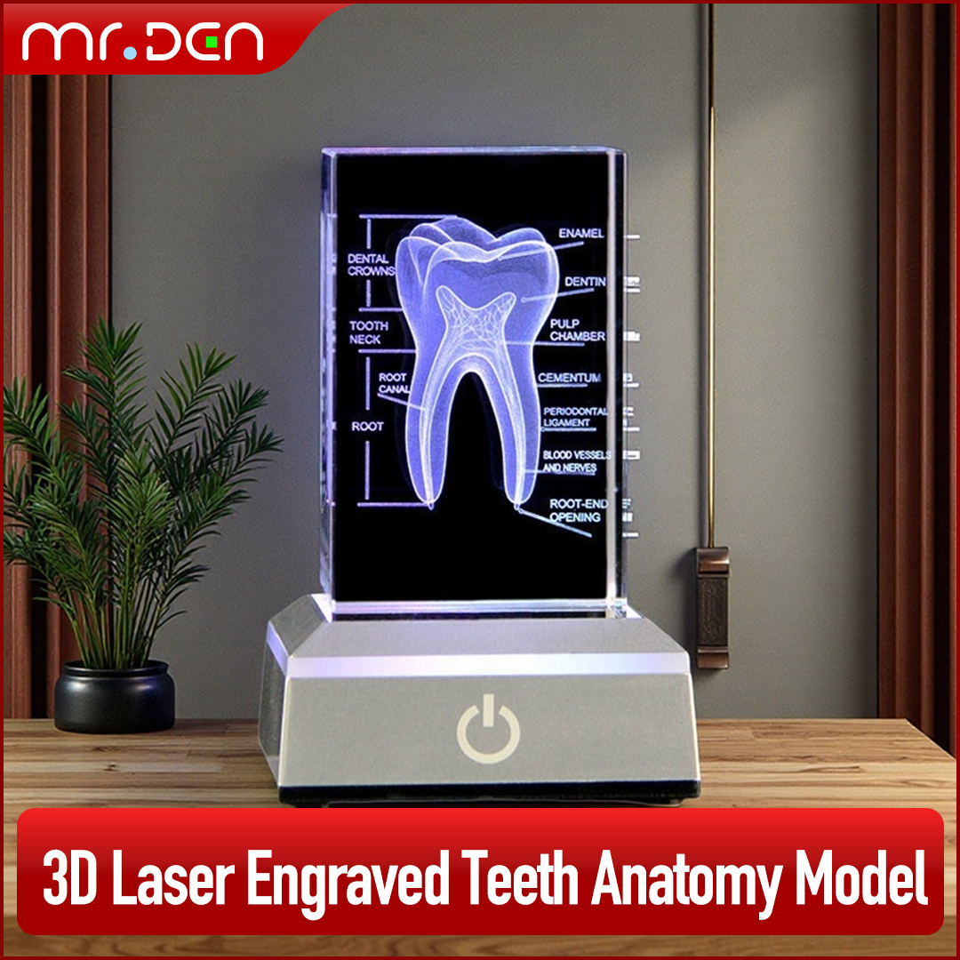 Paper Weight Crystal - Dentale 3d laser gravado cubo de