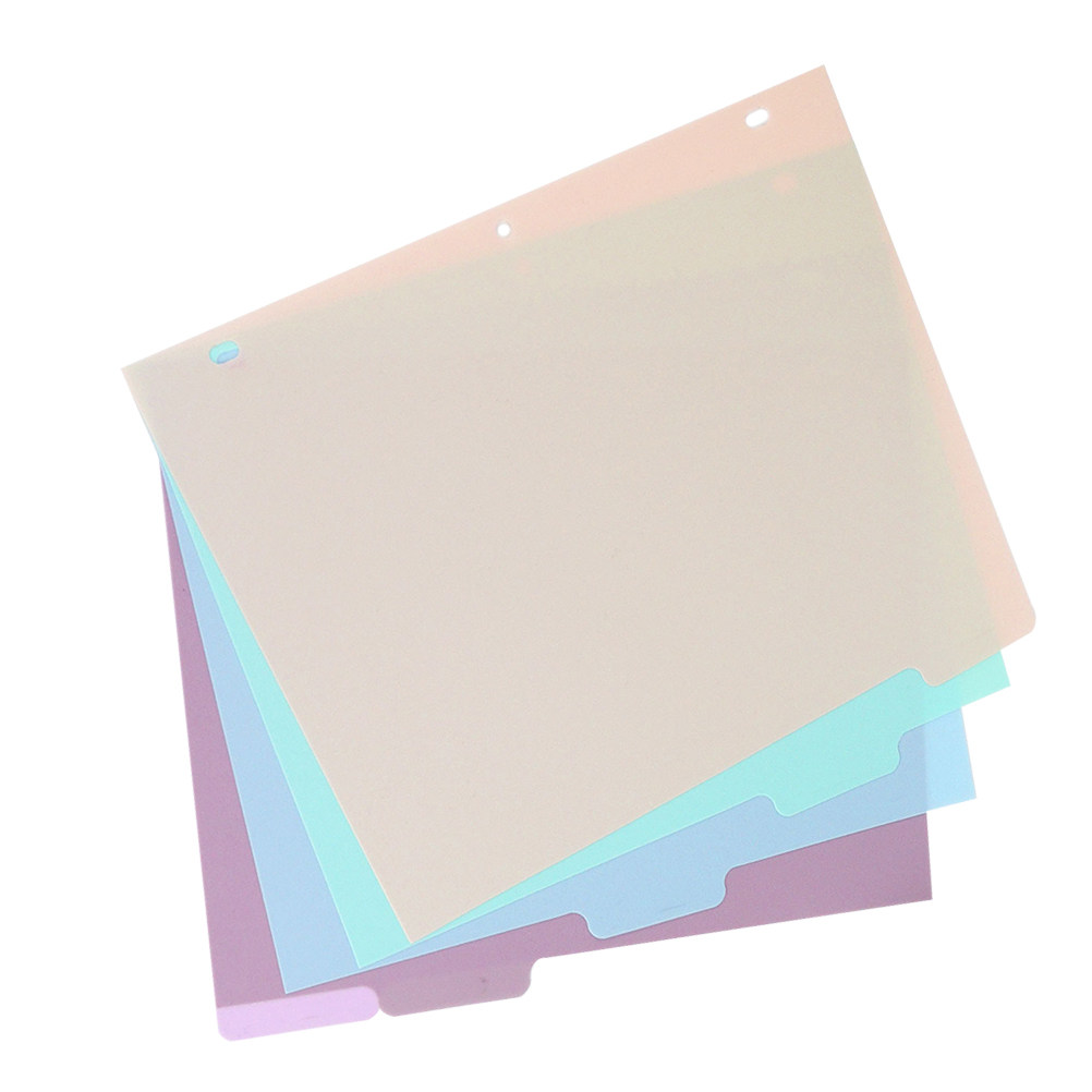 Tab Divider A4 - 1 Conjunto de Divisórias para Fichário