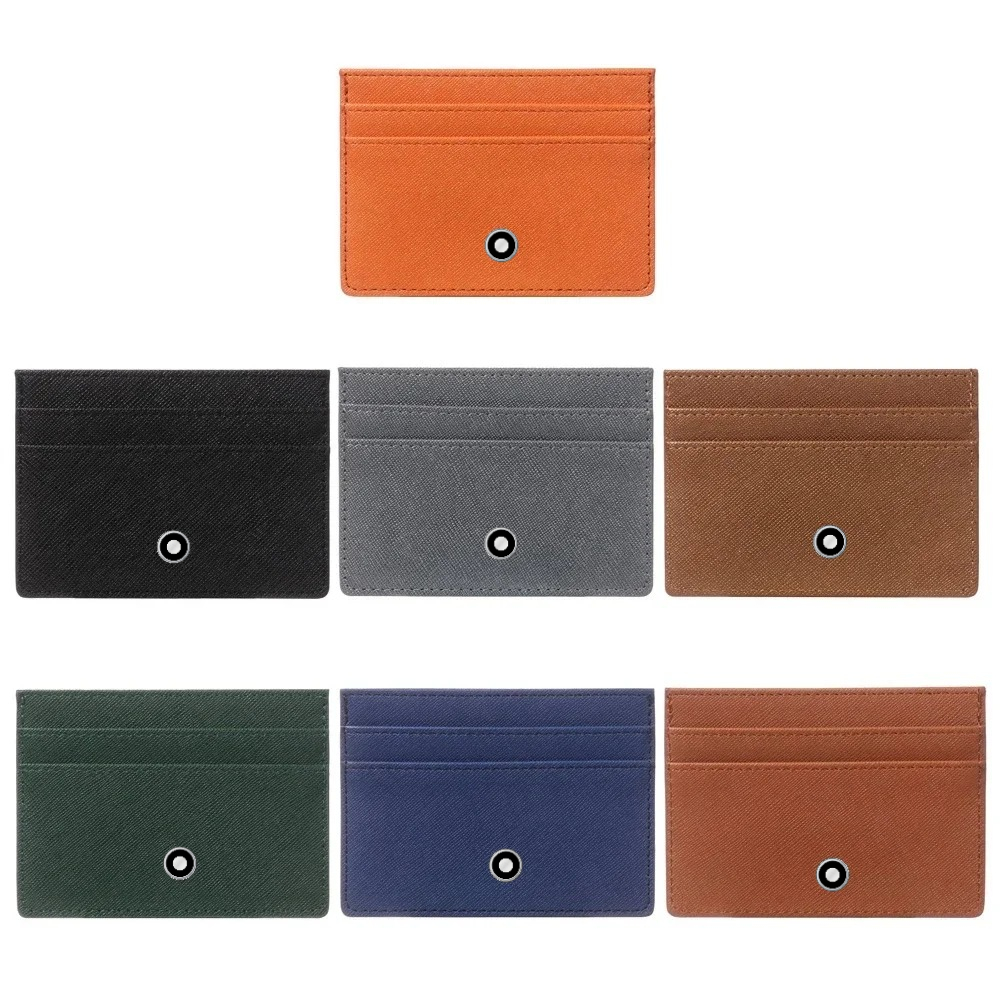 Index Card Holder - Carteiras Finas de Couro Minimalistas para