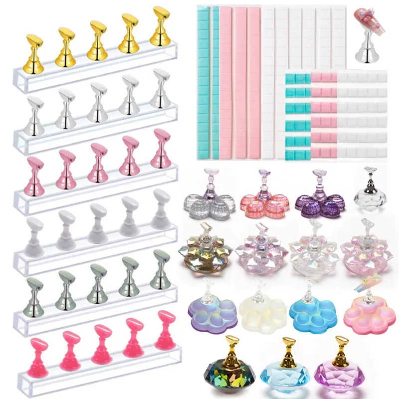 Gel Refill Pack - 5 unidades/pacote xadrez magnético prego titular