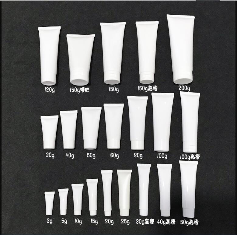 Gel Refill Pack - 100 unidades de Frascos Plásticos Brancos