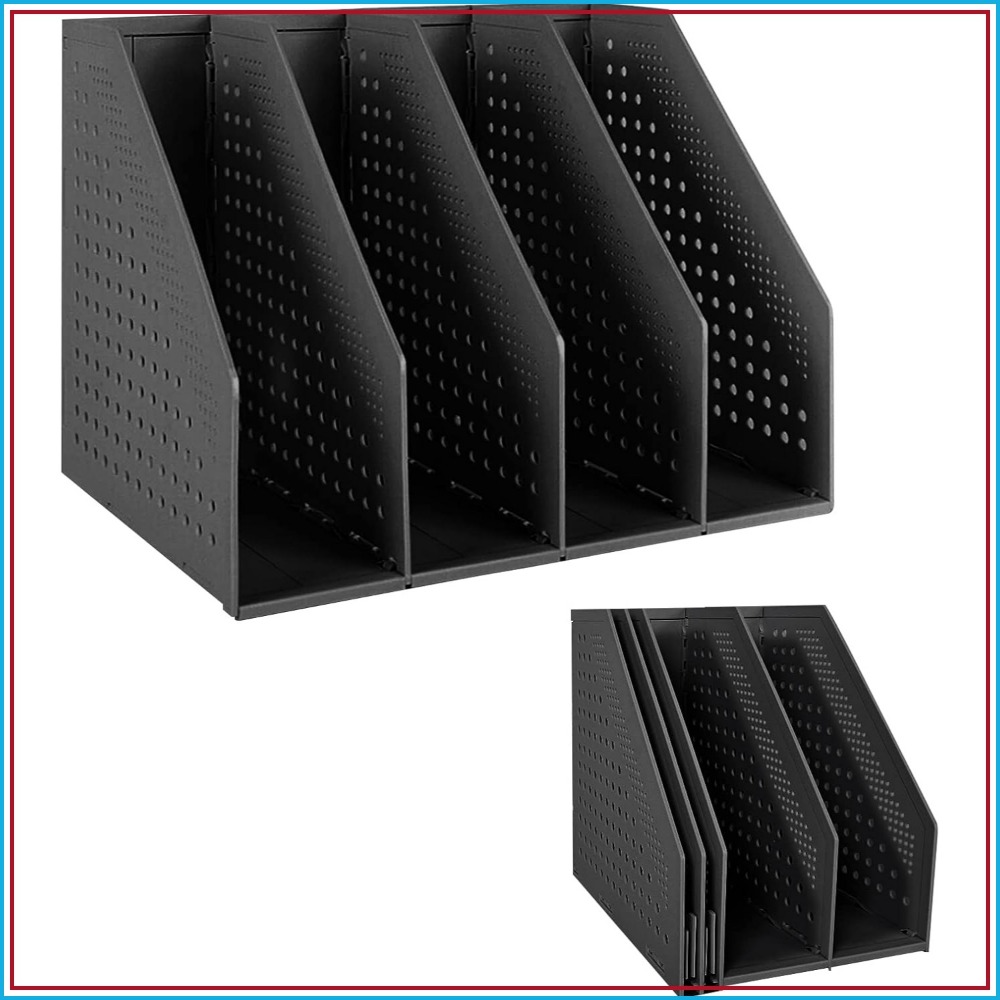 Magazine Holder Rack - Organizador de Revistas Colapsável de Plástico