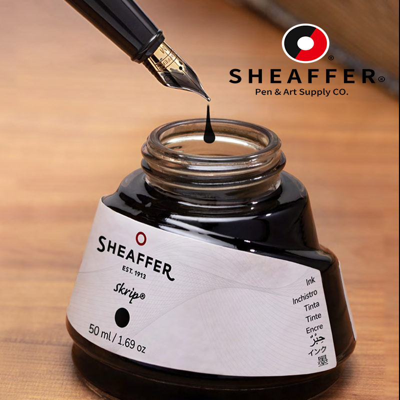 Fountain Pen Bottled Ink - Tinta corante americana SHEAFFER, garrafa grande