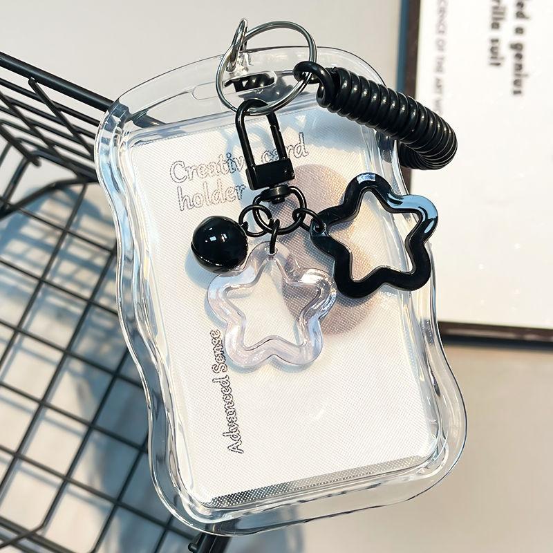 Index Card Holder - Porta-chaves Transparente de PVC para Photocards