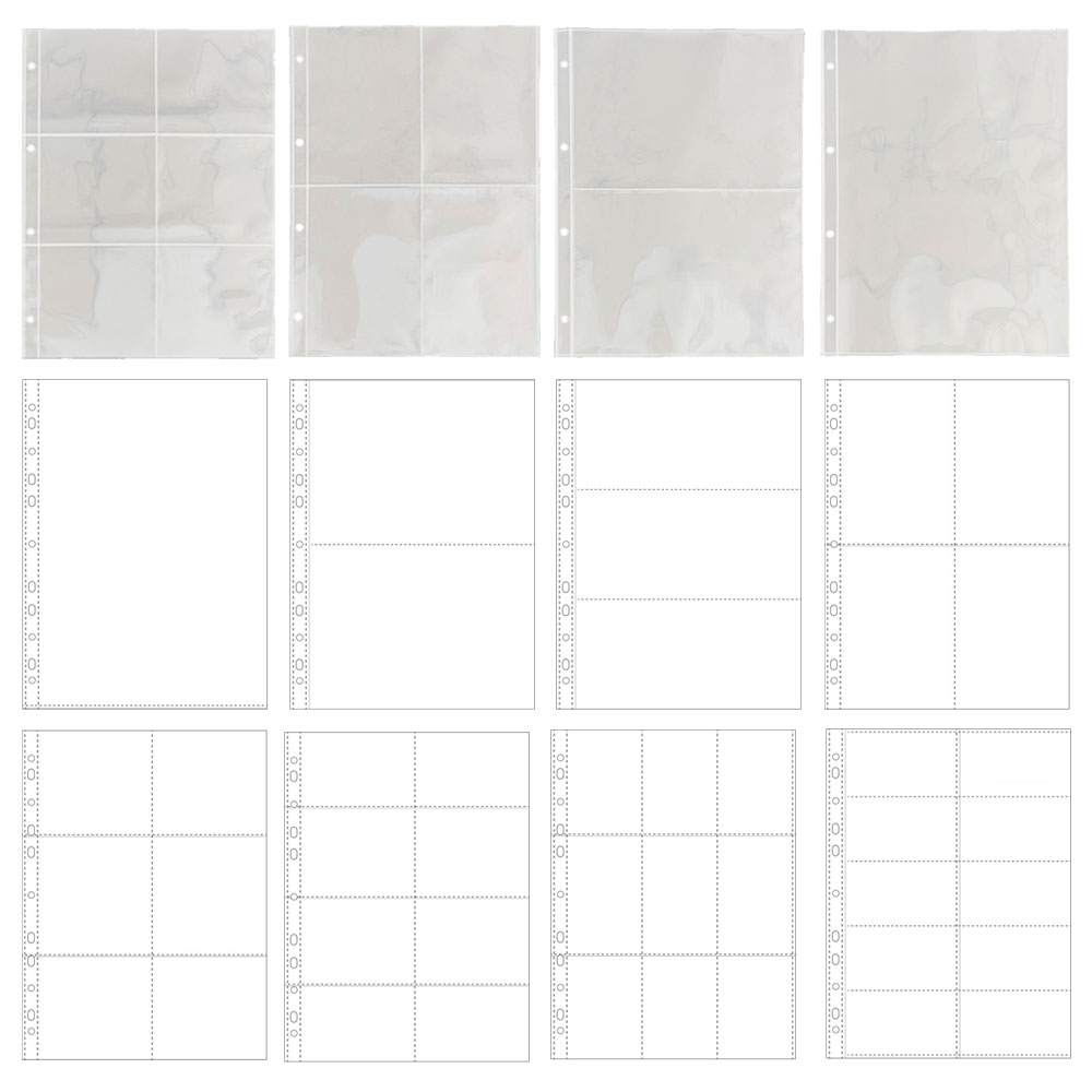 Binder A4 Lever - Limpar Álbum de Fotos Recarga Páginas,