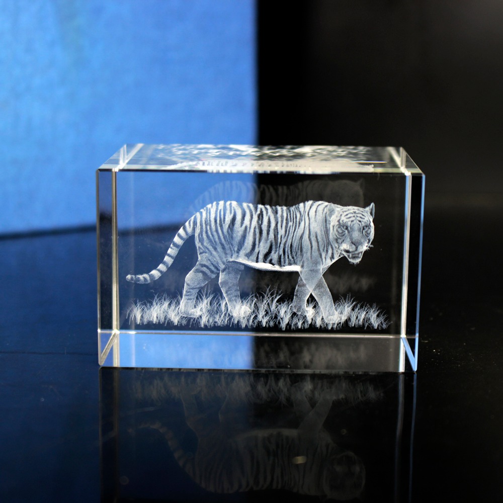 K9 cristal tigre modelo estátu - Paper Weight Crystal avaliação e preço