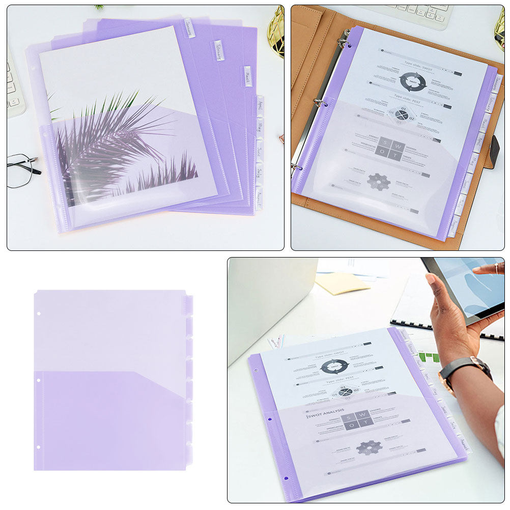 2 Conjuntos de Divisórias A4 e - Tab Divider A4 avaliação e preço