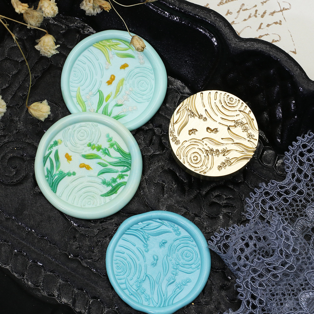 25mm flores selo de cera retro - Wax Seal Stamp Set avaliação e preço