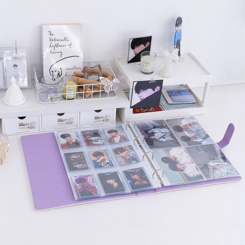 Pasta de fotos com blocos de c - Binder A4 Lever avaliação e preço