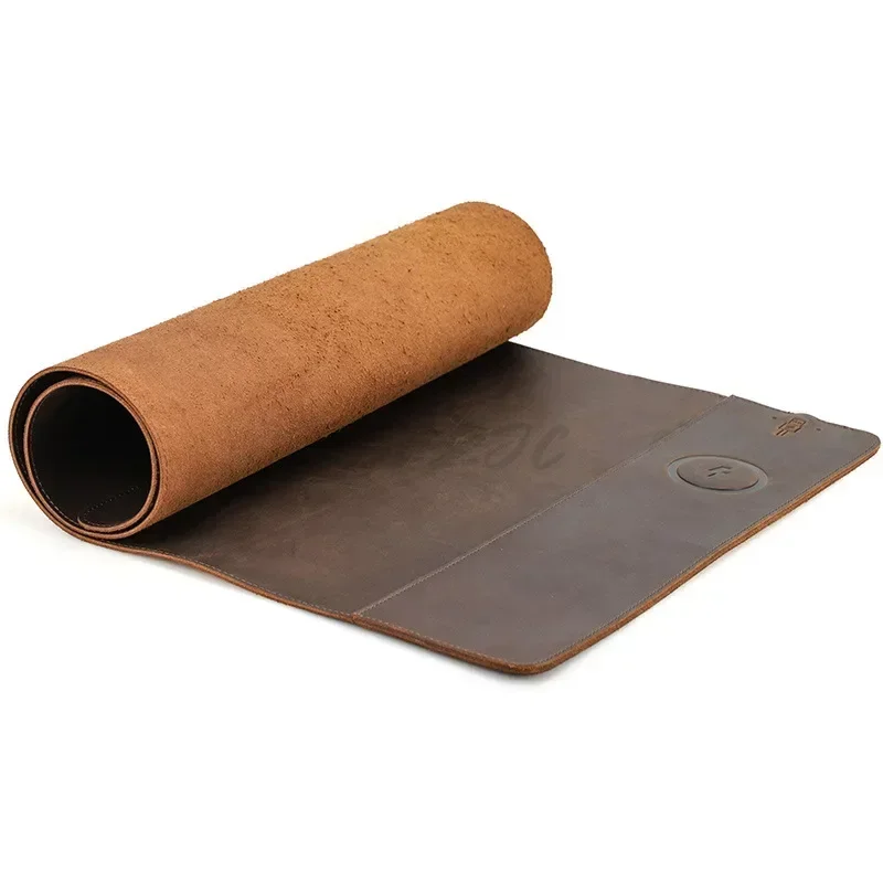 Mouse pad vintage de couro com - Leather Desk Pad avaliação e preço
