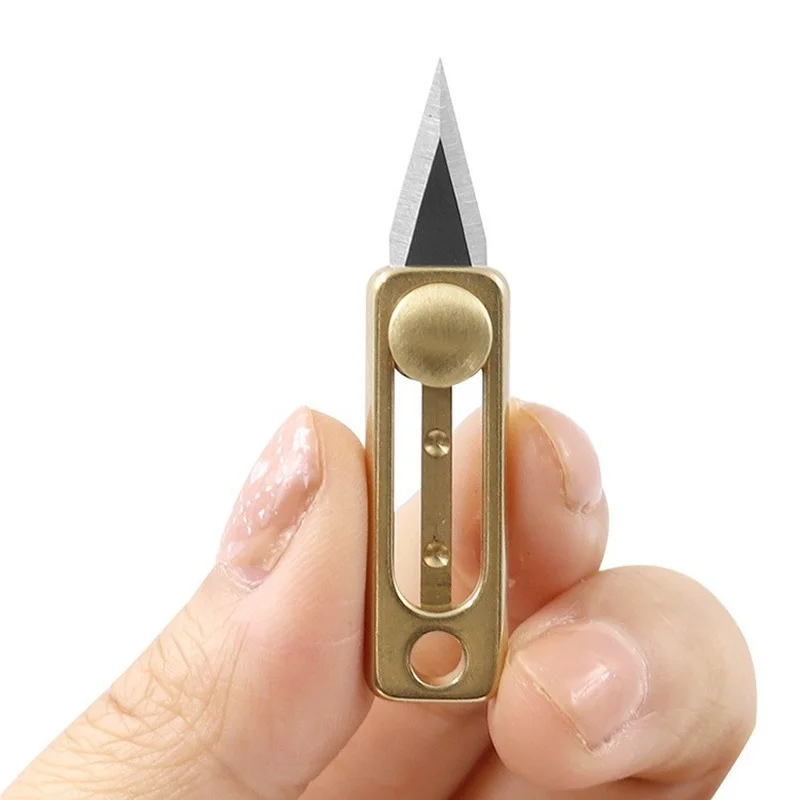 Mini Faca de Latão e Aço Inoxi - Letter Opener Brass avaliação e preço