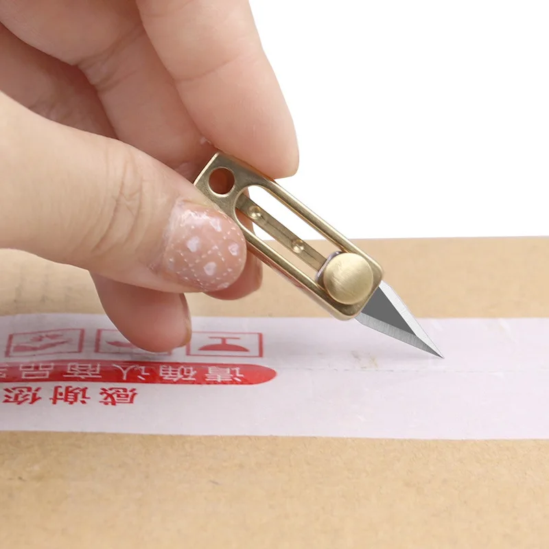 Mini Faca de Latão e Aço Inoxi - Letter Opener Brass avaliação e preço