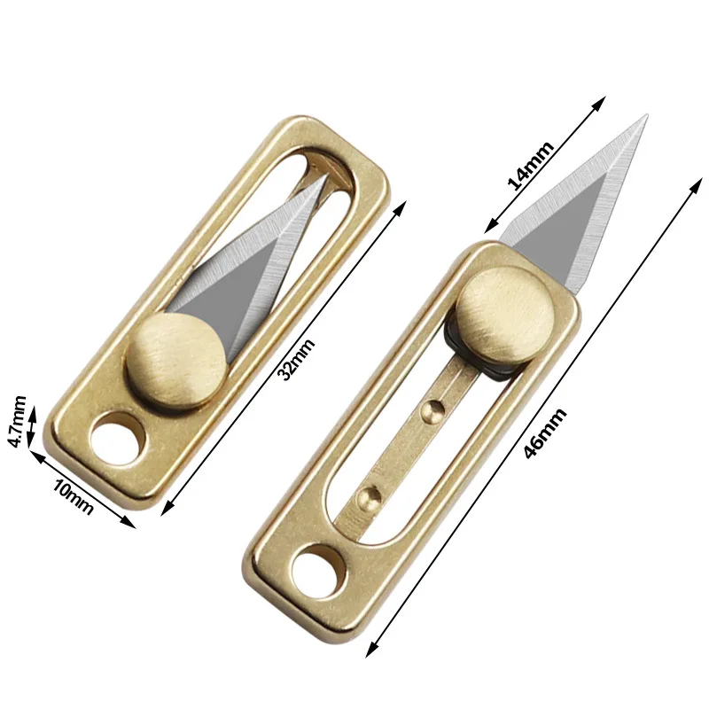 Mini Faca de Latão e Aço Inoxi - Letter Opener Brass avaliação e preço
