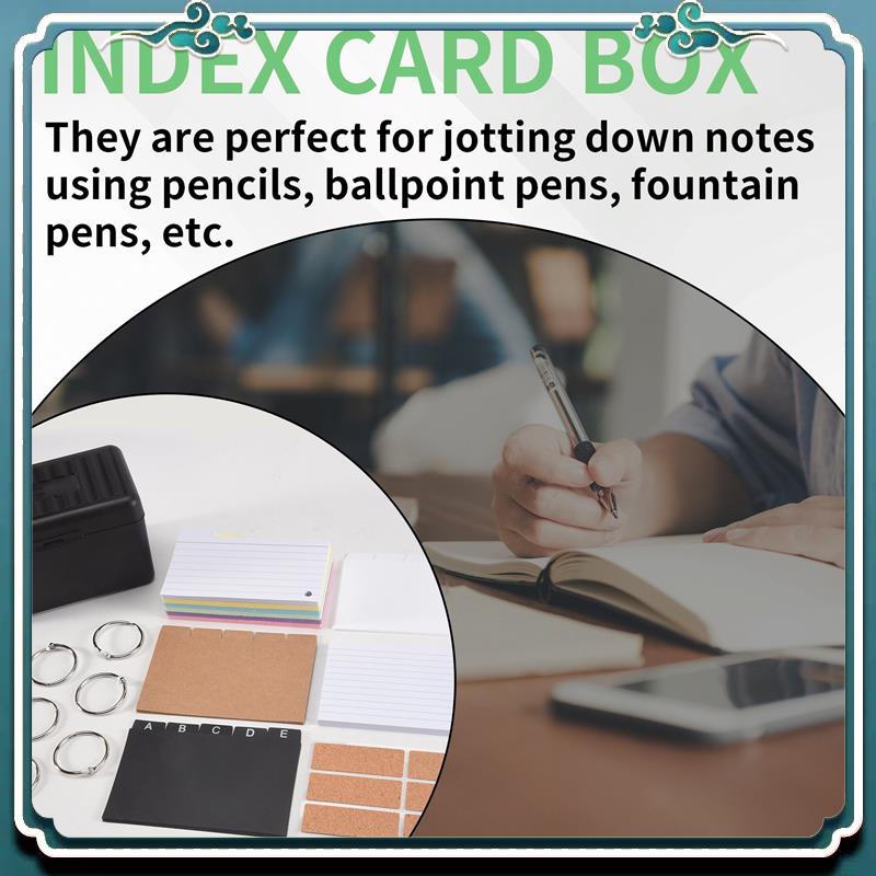 Conjunto de porta-cartões, cai - Card Index Box avaliação e preço