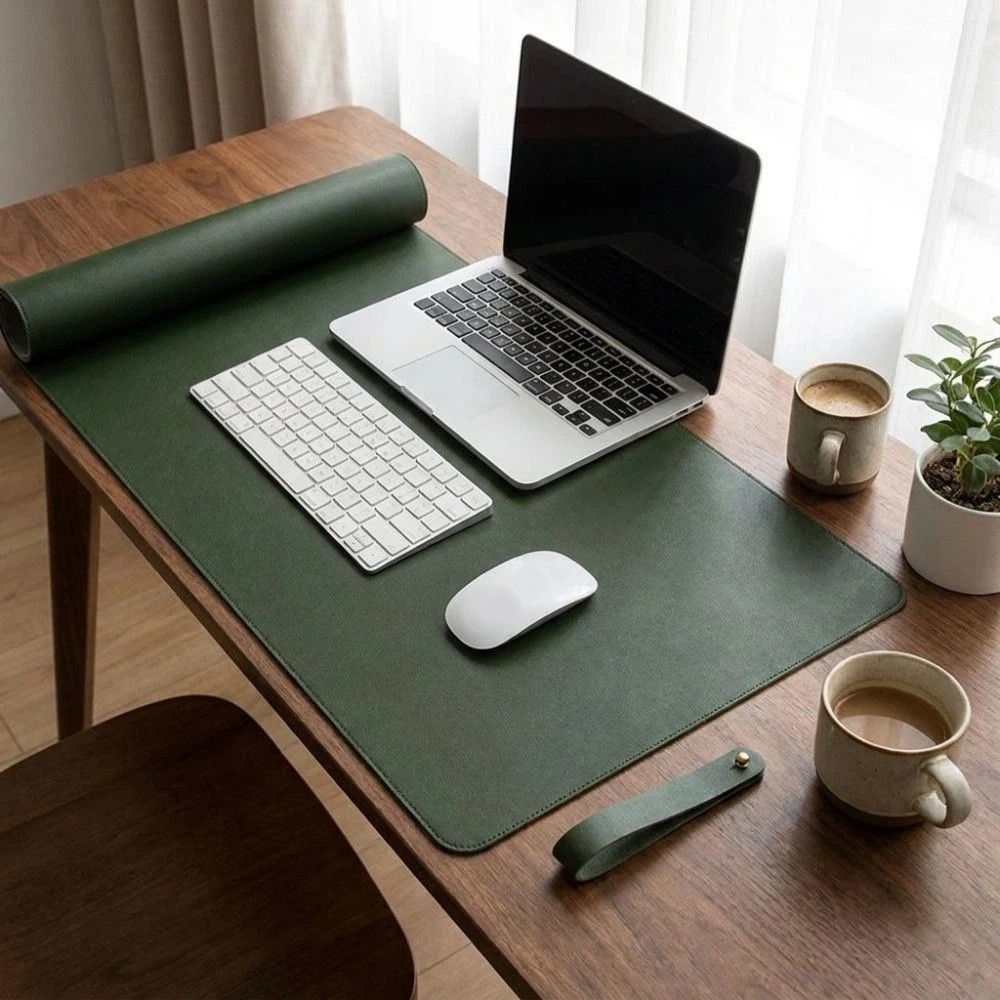 Tapete de Mesa de Couro PU Dup - Leather Desk Pad avaliação e preço