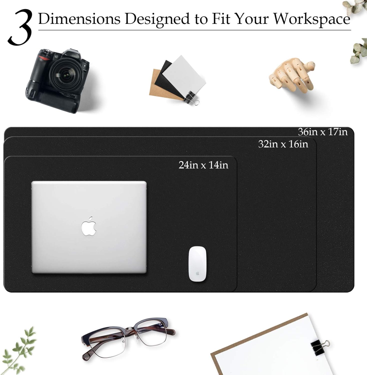 Tapete de Mesa Grande em Couro - Leather Desk Pad avaliação e preço