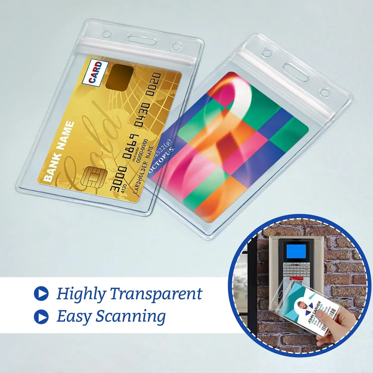 50/40/10/1PCS Porta-crachá Tra - Index Card Holder avaliação e preço