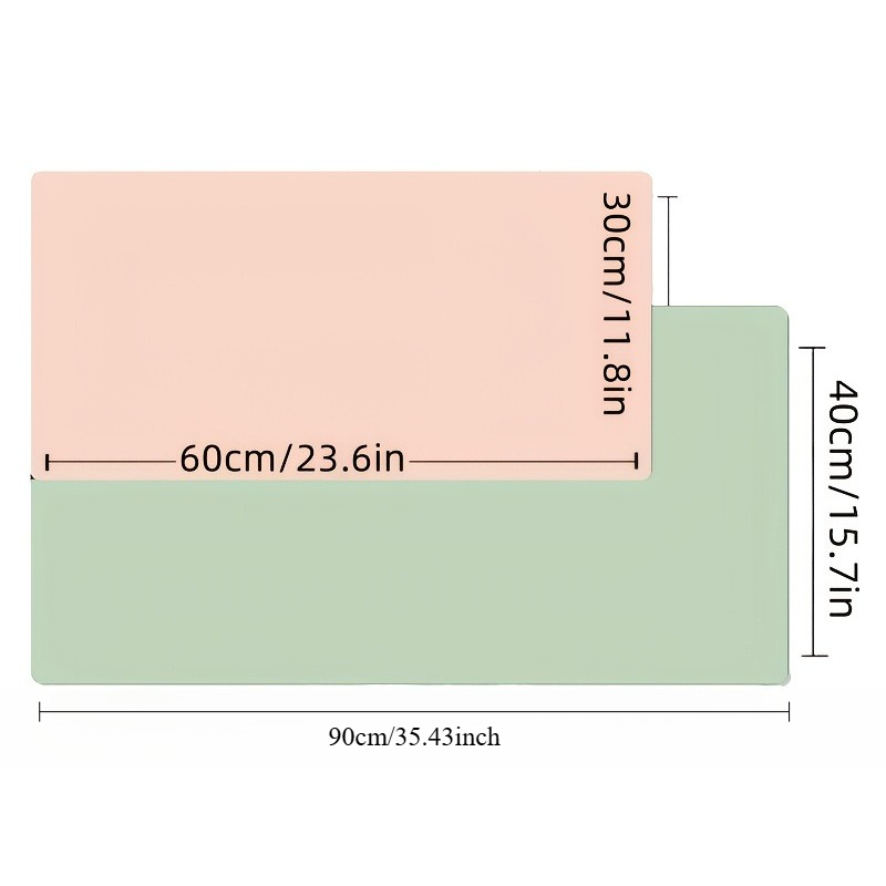1PCS Grande Tapete de Rato em  - Leather Desk Pad avaliação e preço