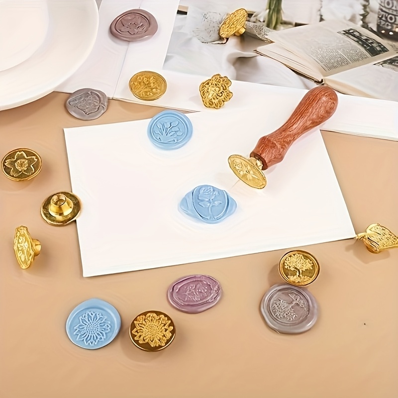 Conjunto de 21 peças de selos  - Wax Seal Stamp Set avaliação e preço