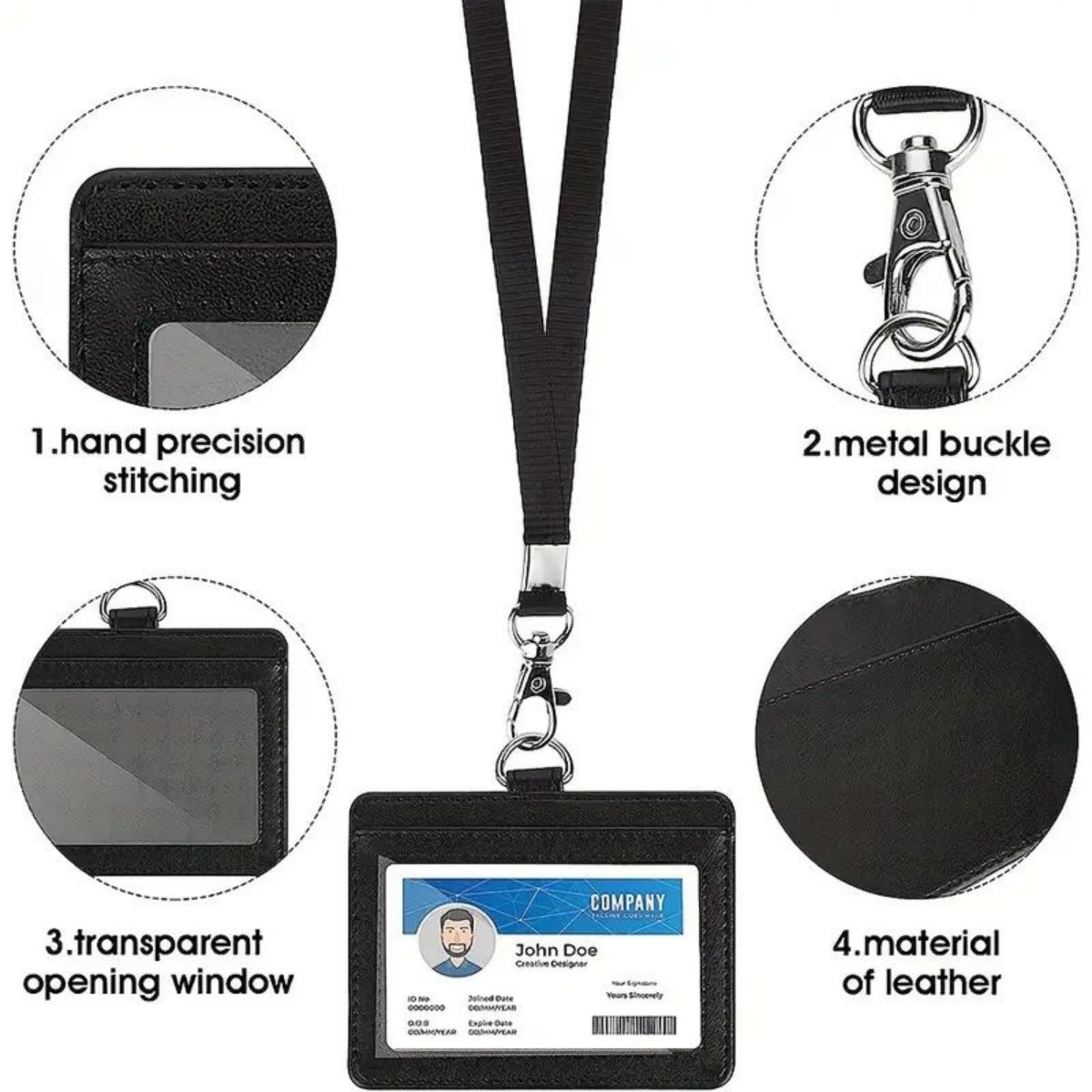 1 peça porta-crachá horizontal - Index Card Holder avaliação e preço