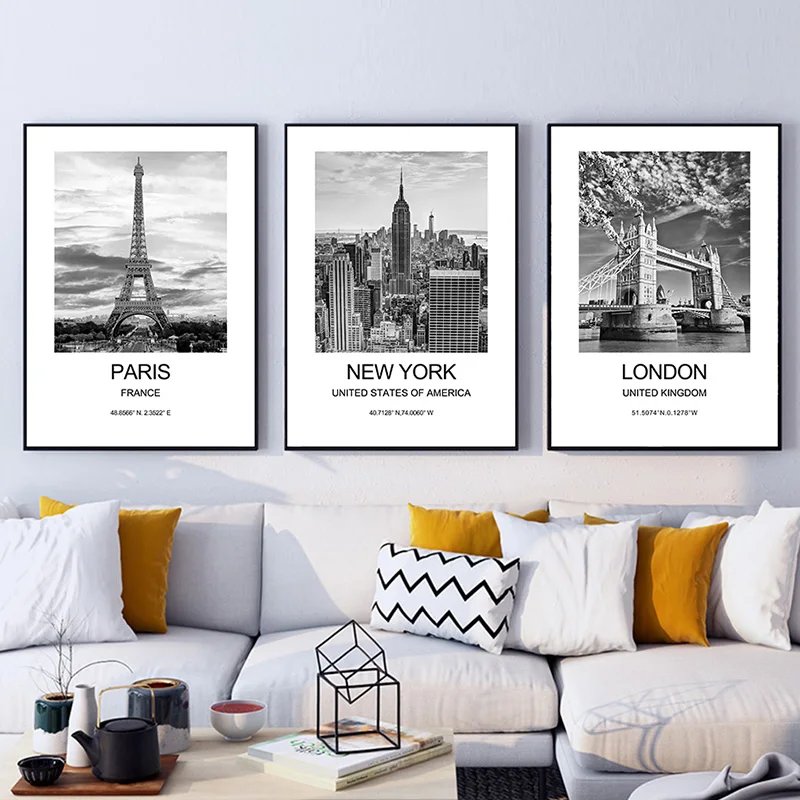 Cidade cartaz nova york londre - Ink Blotter Paper avaliação e preço