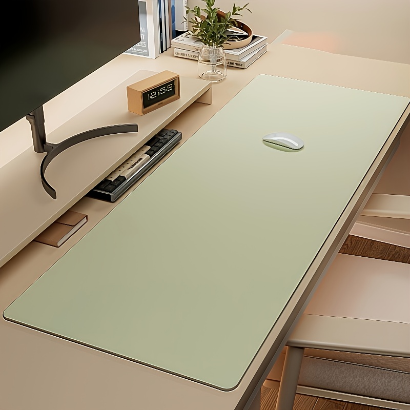 1pc grande mouse pad de couro  - Leather Desk Pad avaliação e preço