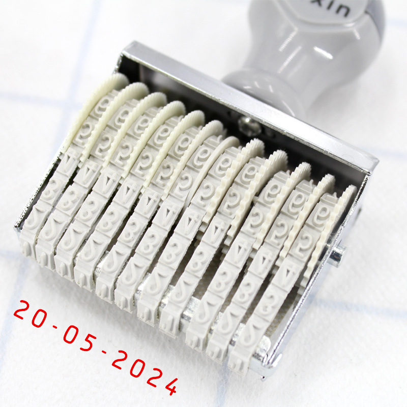Carimbo portátil do número com - Rubber Date Stamp avaliação e preço
