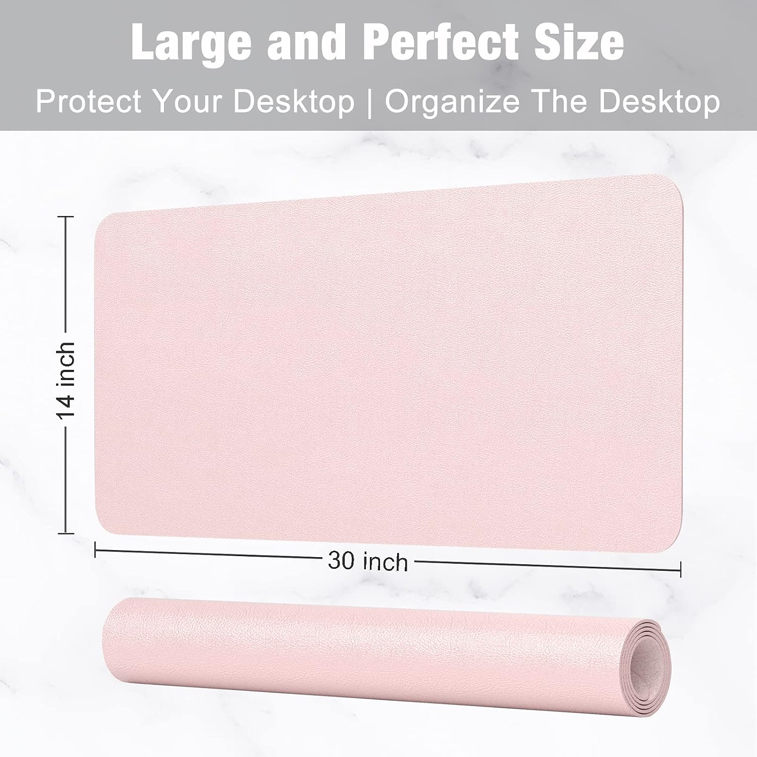 Protetor de Mesa em Couro PU 3 - Leather Desk Pad avaliação e preço