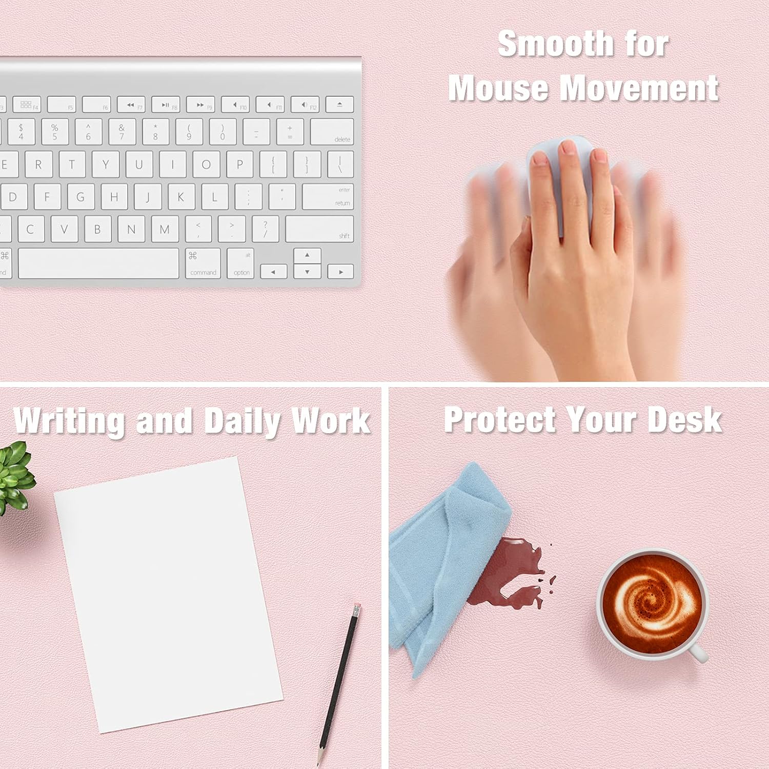 Protetor de Mesa em Couro PU 3 - Leather Desk Pad avaliação e preço