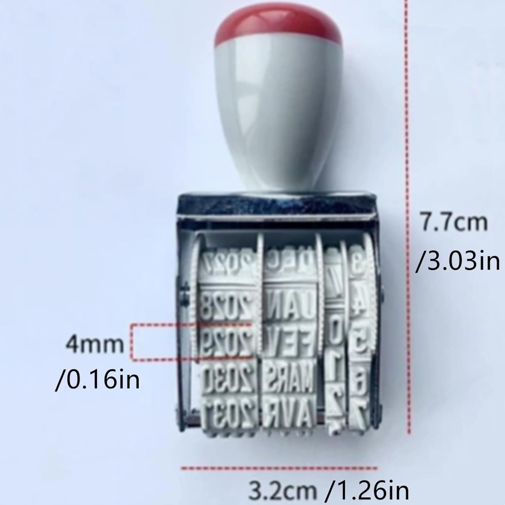Carimbo Rotativo DIY de Data e - Rubber Date Stamp avaliação e preço