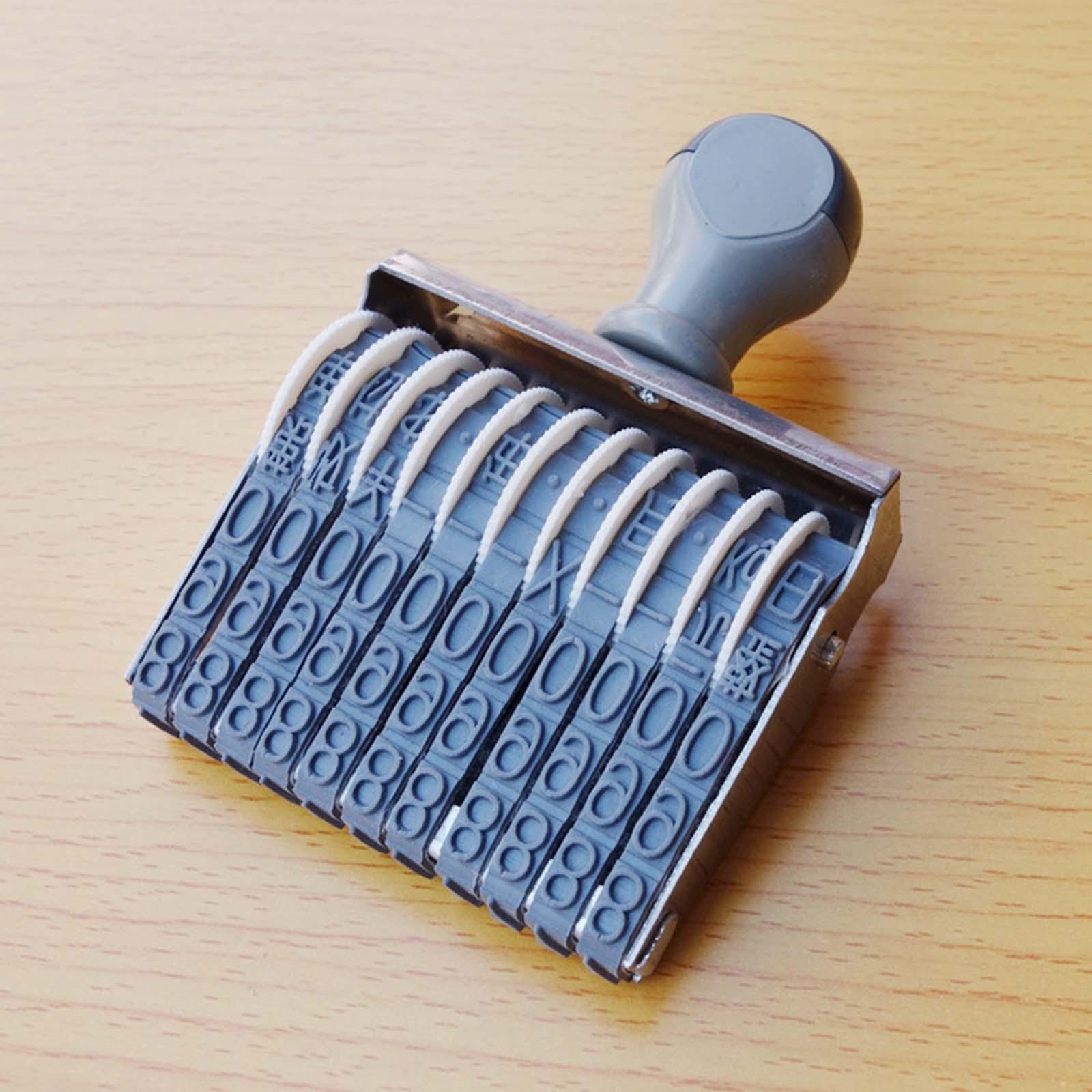 Carimbo de Borracha com Número - Rubber Date Stamp avaliação e preço