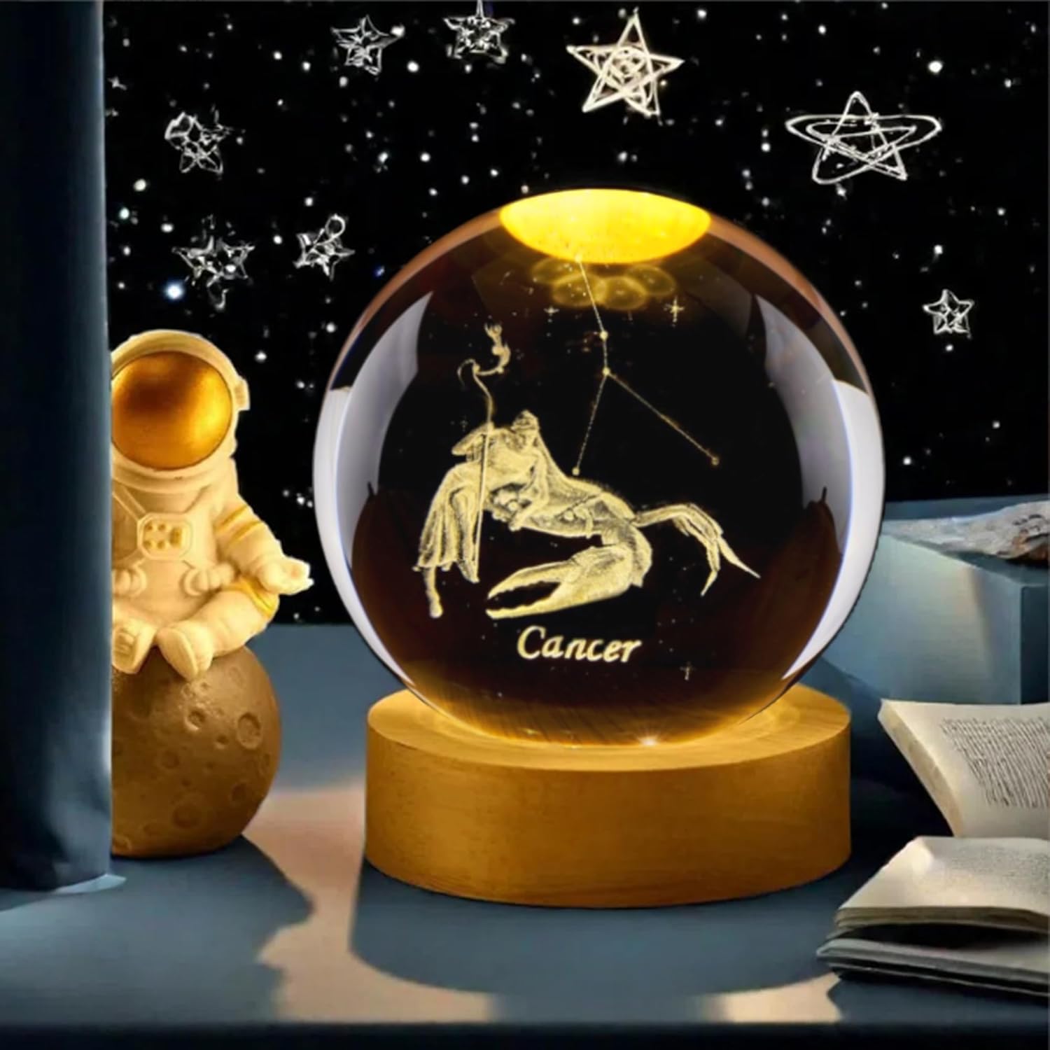 Bola de cristal de constelação - Paper Weight Crystal avaliação e preço