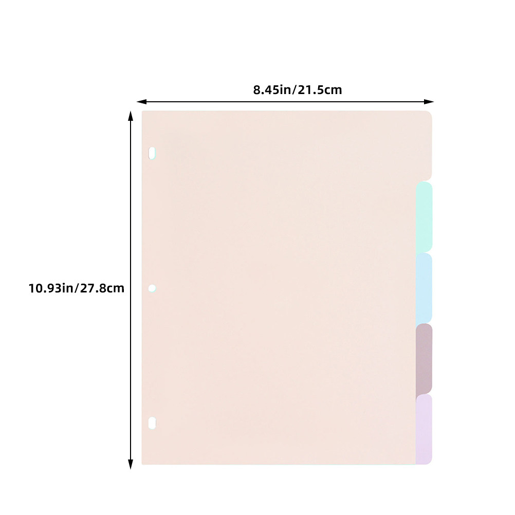 1 Conjunto de Divisórias para  - Tab Divider A4 avaliação e preço
