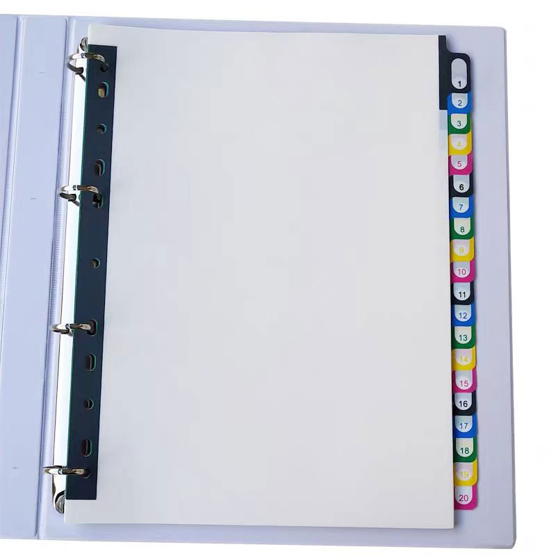 5/10/20 folhas/lote a4 divisor - Tab Divider A4 avaliação e preço