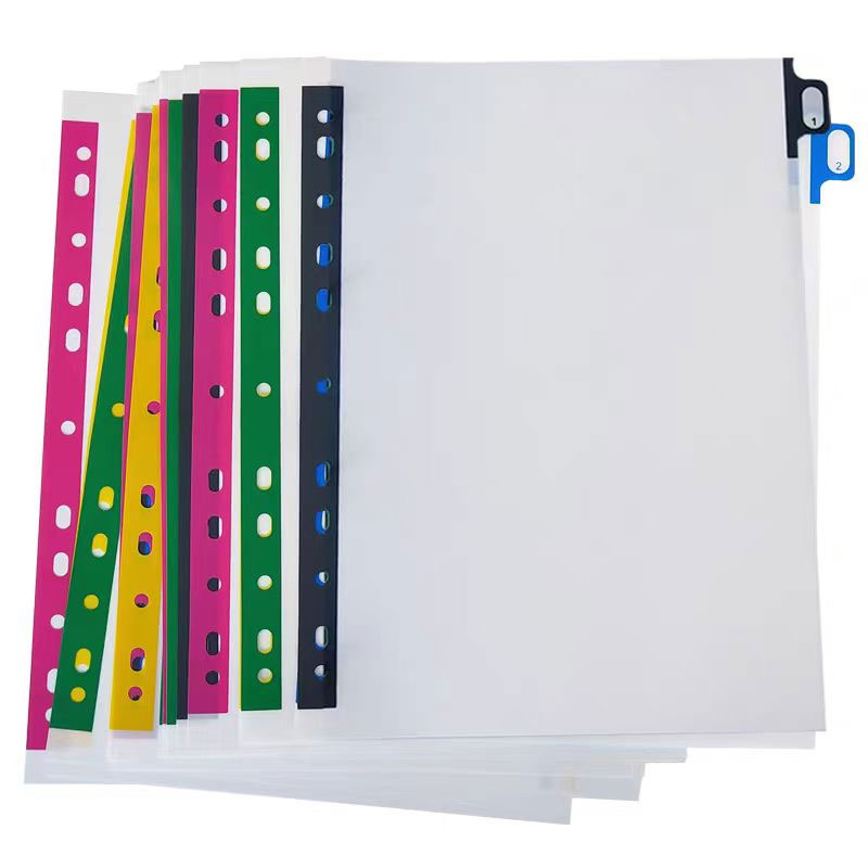 5/10/20 folhas/lote a4 divisor - Tab Divider A4 avaliação e preço