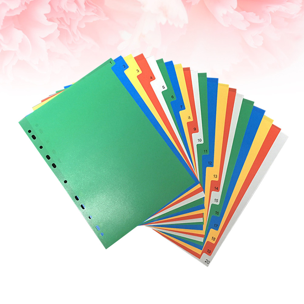 40 Divisórias de Índice A4 Col - Tab Divider A4 avaliação e preço