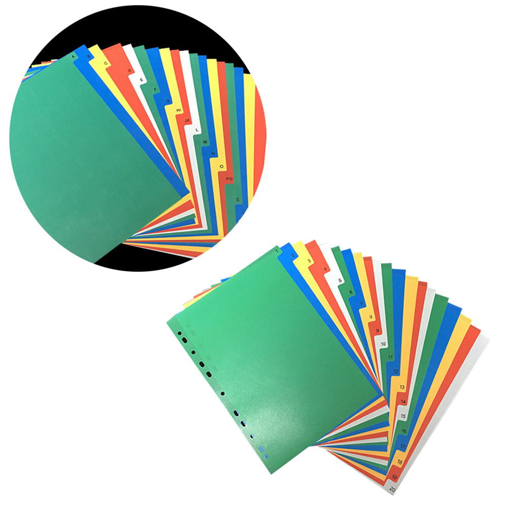 40 Divisórias de Índice A4 Col - Tab Divider A4 avaliação e preço