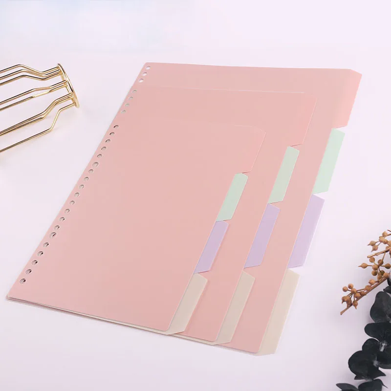 Índice de plástico colorido Di - Tab Divider A4 avaliação e preço