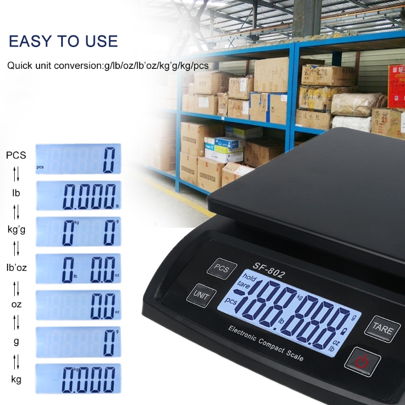 30kg/1g 66lb/0.1oz Digital Ele - Tape Dispenser Weighted avaliação e preço