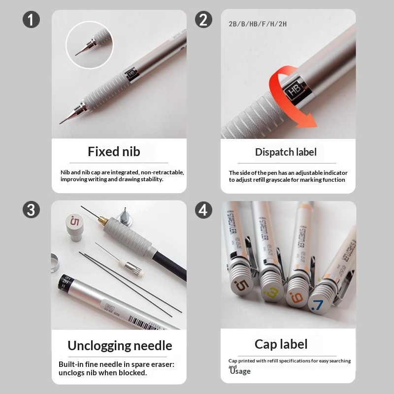 Lápis mecânico Staedtler 925 d - Mechanical Pencil 0.3 avaliação e preço
