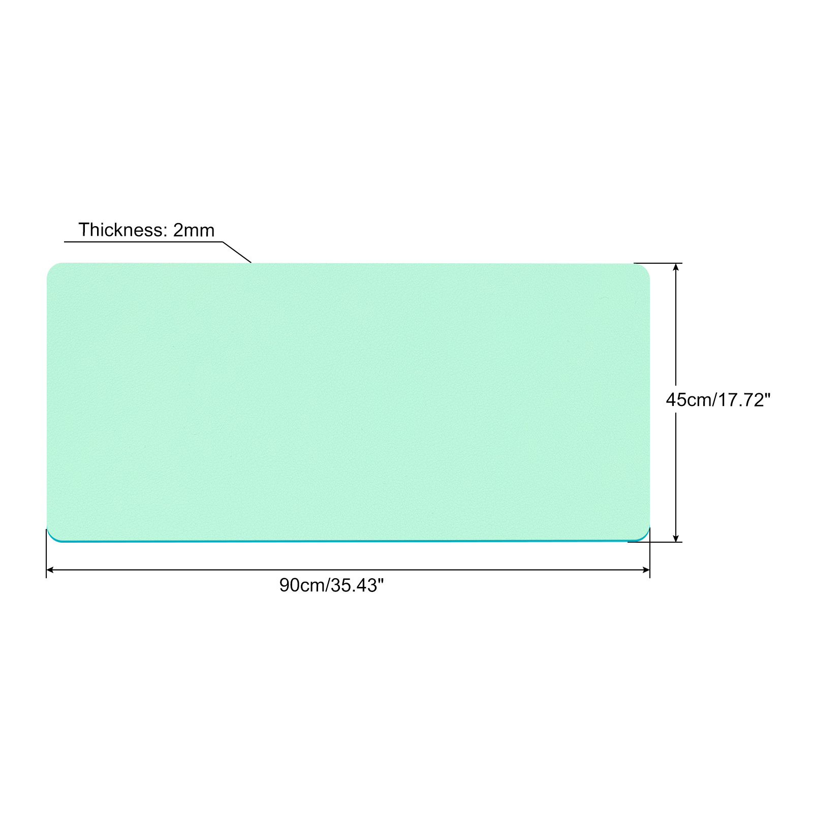 Tapete protetor de mesa de esc - Leather Desk Pad avaliação e preço