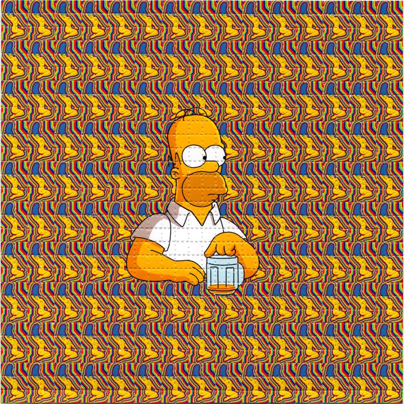 Maixa nua psicodélica lsd/livr - Ink Blotter Paper avaliação e preço
