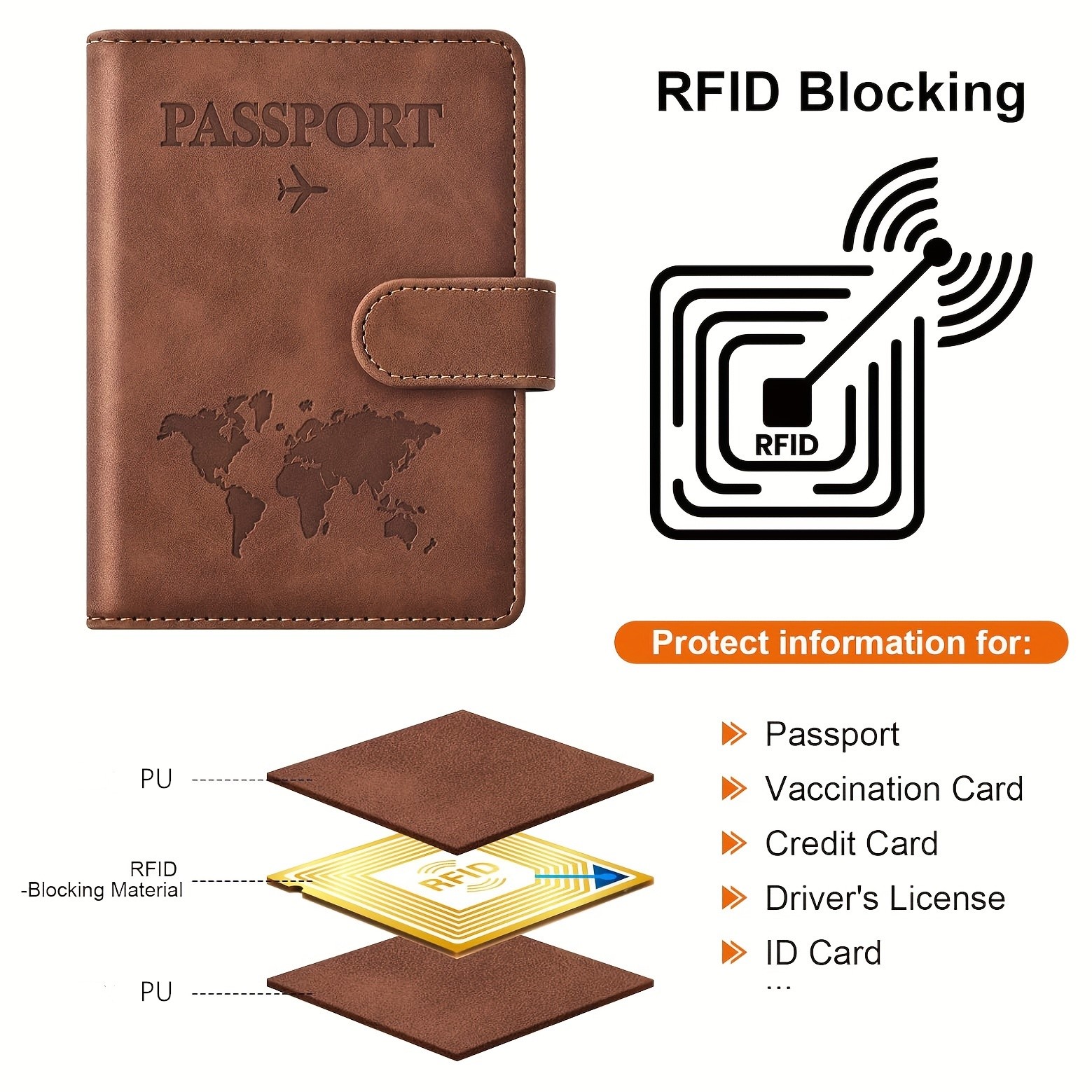Porta-passaporte, capa para pa - Index Card Holder avaliação e preço